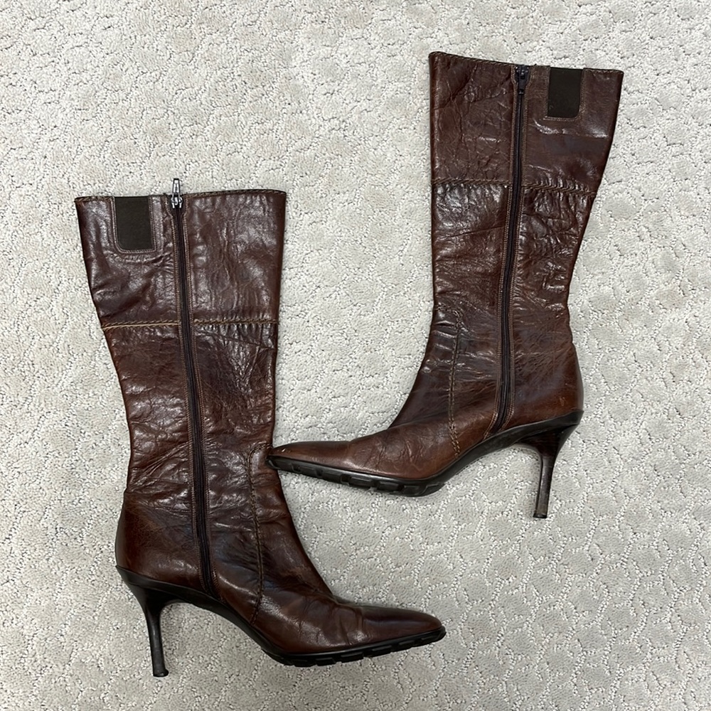 Anne Klein cognac color boots